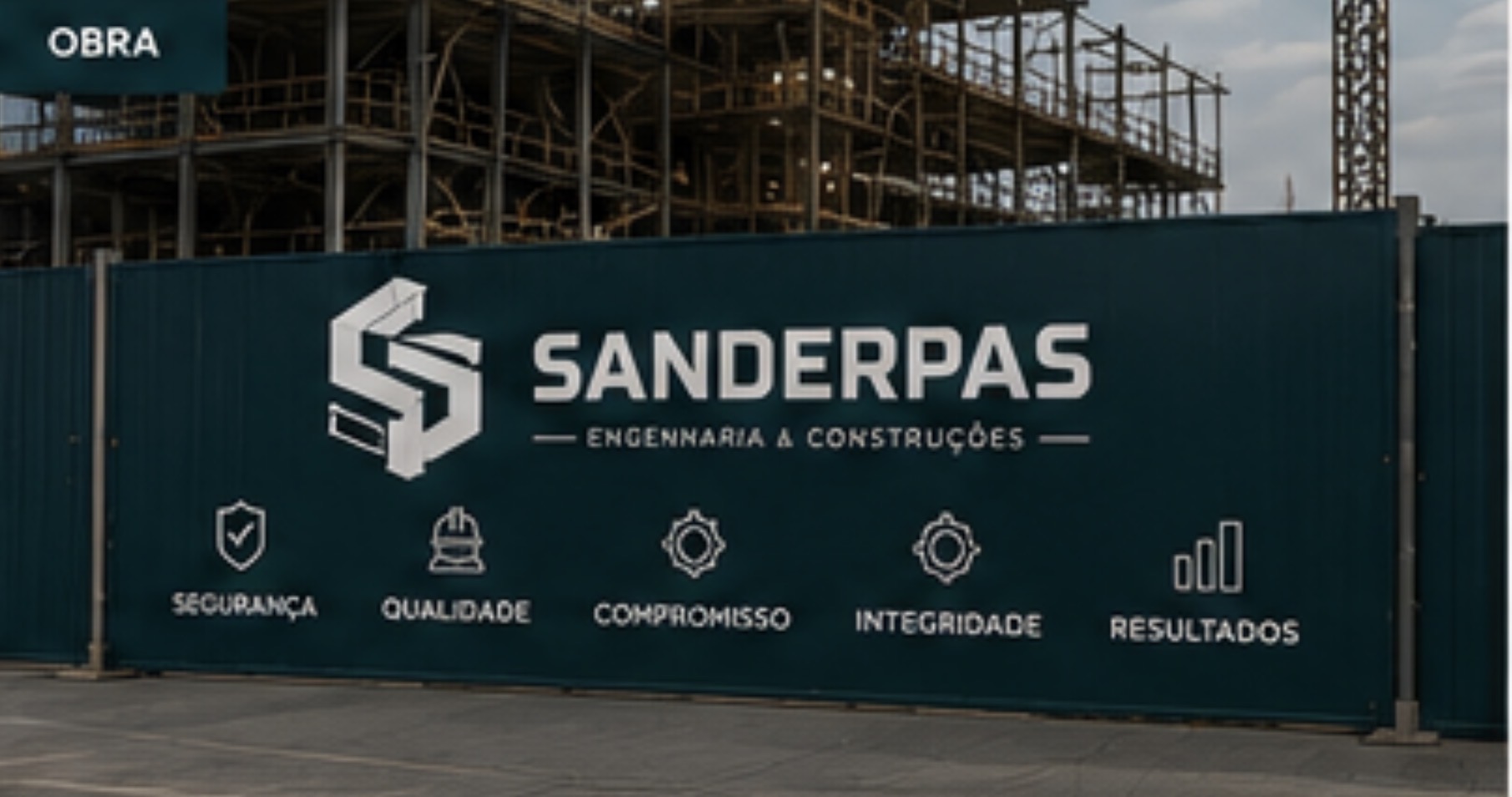 Tapume de obra SanderPas